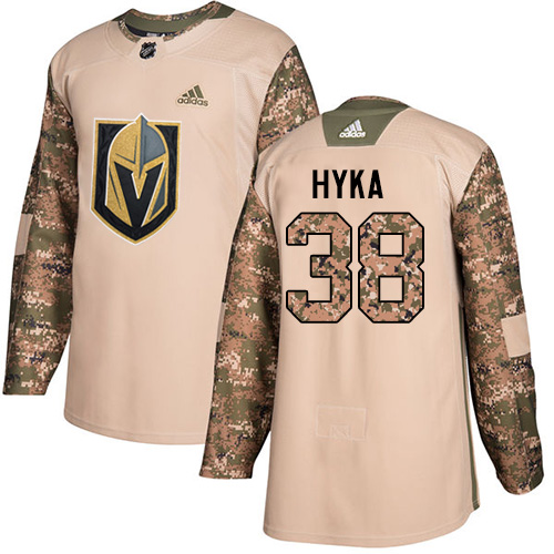 Golden Vegas Golden Knights #38 Tomas Hyka Camo Authentic 2017 Veterans Day Stitched Jersey Men's cheap jerseys for sale - CheapJerseys.Shop