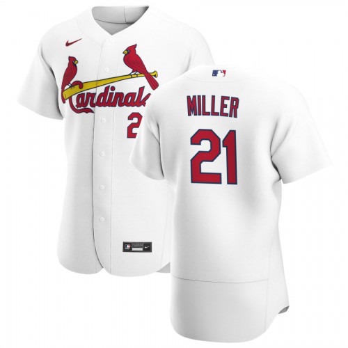 St. Louis St.Louis Cardinals #21 Andrew Miller Men's White Home 2020 Authentic Player Jersey Men's cheap jerseys for sale - CheapJerseys.Shop