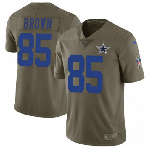 Dallas Cowboys #85 Noah Brown Olive Men's Stitched Limited 2017 Salute To Service Jersey Men's cheap jerseys for sale - CheapJerseys.Shop