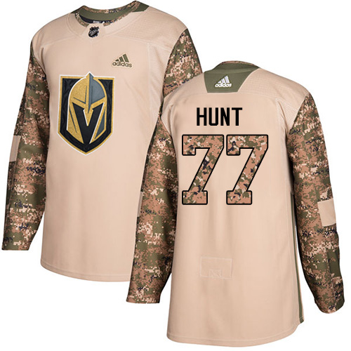 Golden Vegas Golden Knights #77 Brad Hunt Camo Authentic 2017 Veterans Day Stitched Jersey Men's cheap jerseys for sale - CheapJerseys.Shop