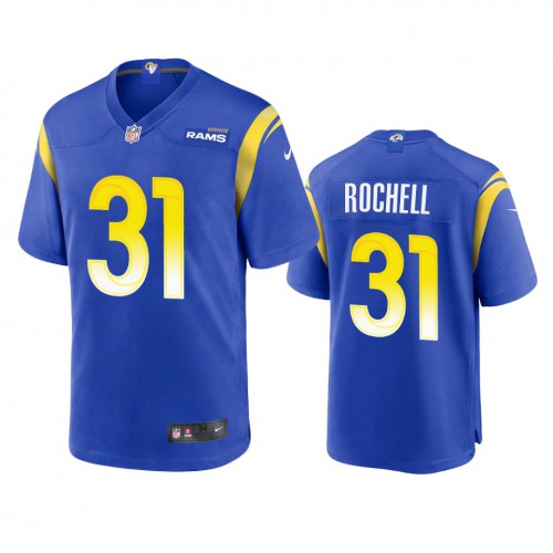 Los Angeles Los Angeles Rams #31 Robert Rochell Men's Game Jersey - Royal Men's cheap jerseys for sale - CheapJerseys.Shop