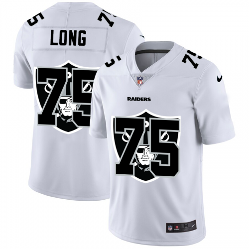 Las Vegas Las Vegas Raiders #75 Howie Long White Men's Team Logo Dual Overlap Limited Jersey Men's cheap jerseys for sale - CheapJerseys.Shop
