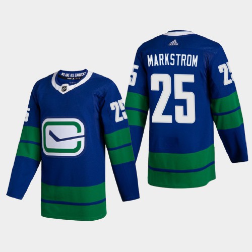 Vancouver Vancouver Canucks #25 Jacob Markstrom Men's 2020-21 Authentic Player Alternate Stitched Jersey Blue Men's cheap jerseys for sale - CheapJerseys.Shop