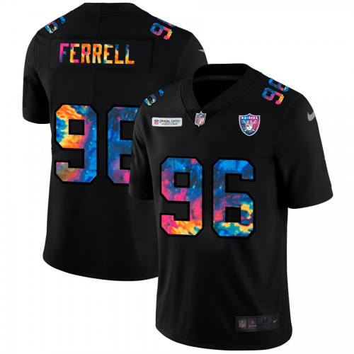 Las Vegas Las Vegas Raiders #96 Clelin Ferrell Men's Multi-Color Black 2020 Crucial Catch Vapor Untouchable Limited Jersey Men's cheap jerseys for sale - CheapJerseys.Shop