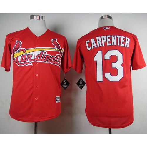 St.Louis Cardinals #13 Matt Carpenter Red Cool Base Stitched Jersey Men's cheap jerseys for sale - CheapJerseys.Shop