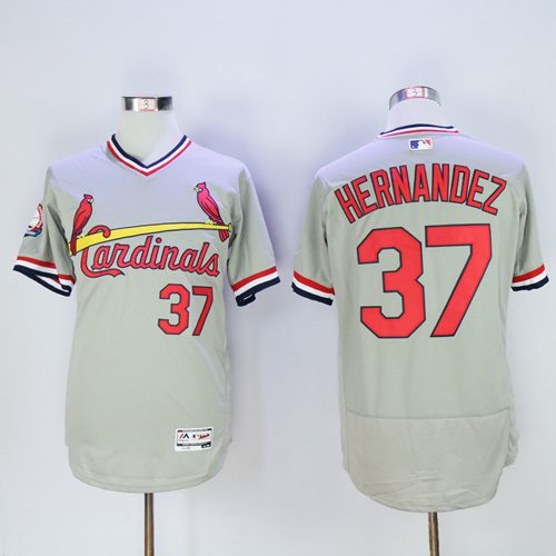 St.Louis Cardinals #37 Keith Hernandez Grey Flexbase Authentic Collection Cooperstown Stitched Jersey Men's cheap jerseys for sale - CheapJerseys.Shop