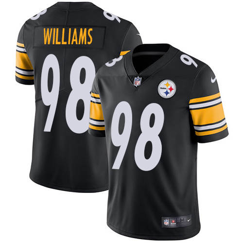 Pittsburgh Steelers #98 Vince Williams Black Team Color Men's Stitched Vapor Untouchable Limited Jersey Men's cheap jerseys for sale - CheapJerseys.Shop