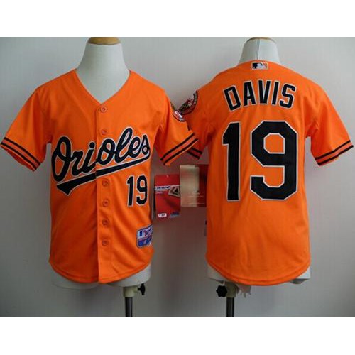 Baltimore Orioles #19 Chris Davis Orange Cool Base Stitched Youth Jersey Youth cheap jerseys for sale - CheapJerseys.Shop