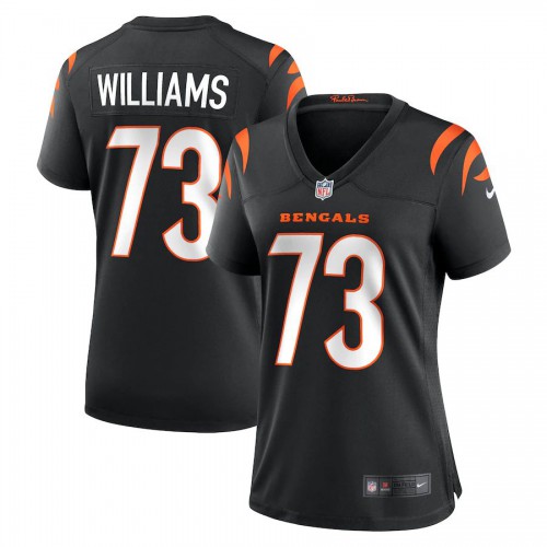 Cincinnati Cincinnati Bengals #73 Jonah Williams Black Women's Game Jersey Womens cheap jerseys for sale - CheapJerseys.Shop