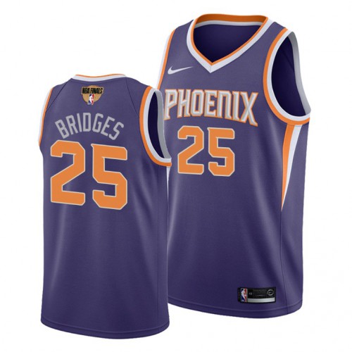 Phoenix Suns #25 Mikal Bridges Mens 2021 Finals Bound Swingman Icon Edition Jersey Purple Mens cheap jerseys for sale - CheapJerseys.Shop