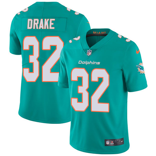 Miami Dolphins #32 Kenyan Drake Aqua Green Team Color Men's Stitched Vapor Untouchable Limited Jersey Men's cheap jerseys for sale - CheapJerseys.Shop