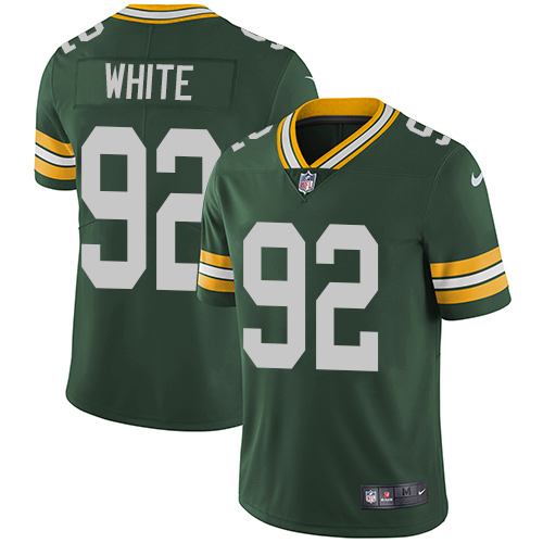 Packers #92 Reggie White Green Team Color Men's Stitched Vapor Untouchable Limited Jersey cheap jerseys for sale - CheapJerseys.Shop