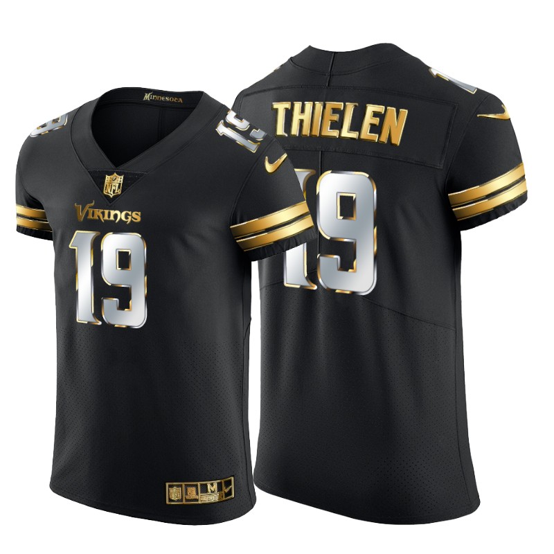 Minnesota Vikings #19 Adam Thielen Men's Black Edition Vapor Untouchable Elite Jersey cheap jerseys for sale - CheapJerseys.Shop