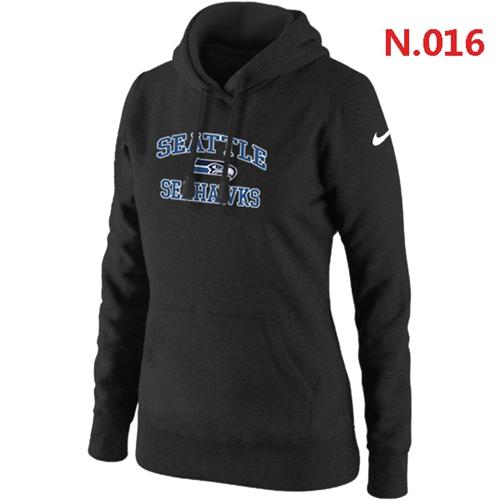 Women's Seattle Seahawks Heart & Soul Pullover Hoodie Black cheap jerseys for sale - CheapJerseys.Shop