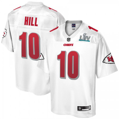 Men's Kansas City Kansas City Chiefs #10 Tyreek Hill Pro Line White Super Bowl LIV Champions Jersey Men's cheap jerseys for sale - CheapJerseys.Shop
