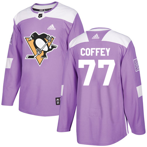 Pittsburgh Penguins #77 Paul Coffey Purple Authentic Fights Cancer Stitched Jersey Men's cheap jerseys for sale - CheapJerseys.Shop