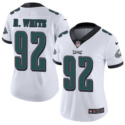 Philadelphia Eagles #92 Reggie White White Women's Stitched Vapor Untouchable Limited Jersey Womens cheap jerseys for sale - CheapJerseys.Shop