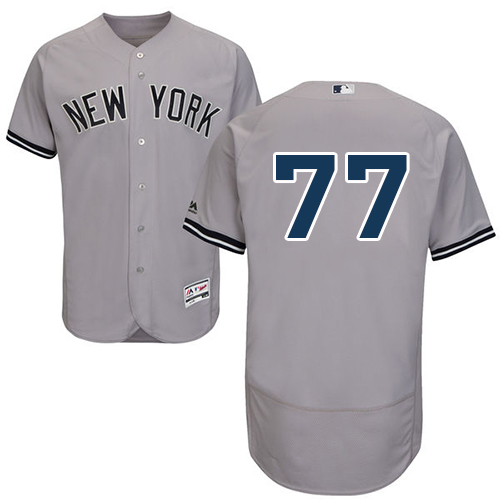 New York Yankees #77 Clint Frazier Grey Flexbase Authentic Collection Stitched Jersey Men's cheap jerseys for sale - CheapJerseys.Shop