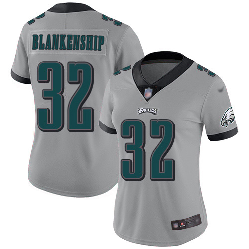 Eagles #32 Reed Blankenship Silver Women's Stitched Limited Inverted Legend Jersey cheap jerseys for sale - CheapJerseys.Shop