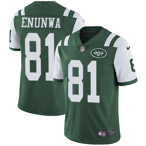 New York Jets #81 Quincy Enunwa Green Team Color Youth Stitched Vapor Untouchable Limited Jersey Youth cheap jerseys for sale - CheapJerseys.Shop