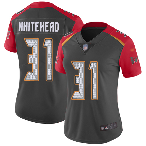 Tampa Bay Buccaneers #31 Jordan Whitehead Gray Women's Stitched Limited Inverted Legend Jersey Womens cheap jerseys for sale - CheapJerseys.Shop