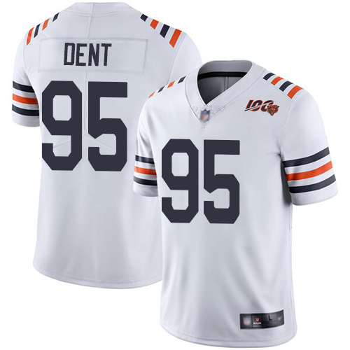 Chicago Bears #95 Richard Dent White Alternate Men's Stitched Vapor Untouchable Limited 100th Season Jersey Men's cheap jerseys for sale - CheapJerseys.Shop