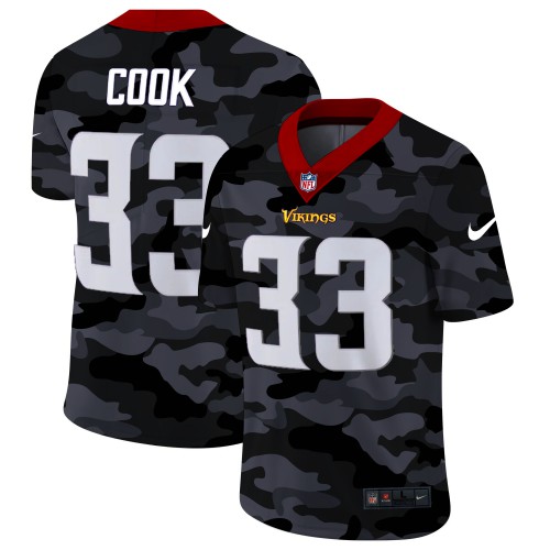 Minnesota Minnesota Vikings #33 Dalvin Cook Men's 2020 Black CAMO Vapor Untouchable Limited Stitched Jersey Men's cheap jerseys for sale - CheapJerseys.Shop