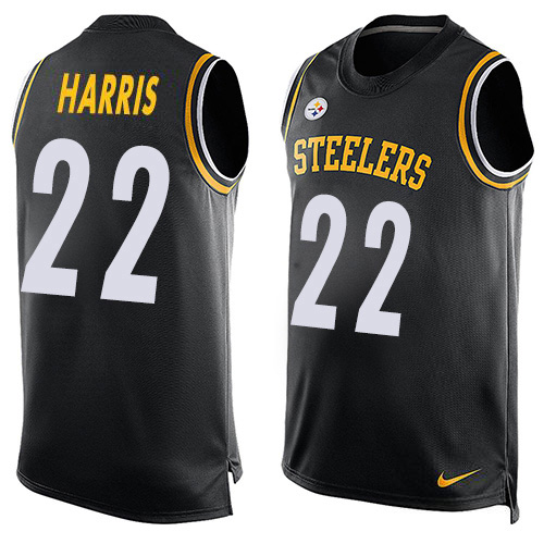 Steelers #22 Najee Harris Black Team Color Men's Stitched Limited Tank Top Jersey cheap jerseys for sale - CheapJerseys.Shop