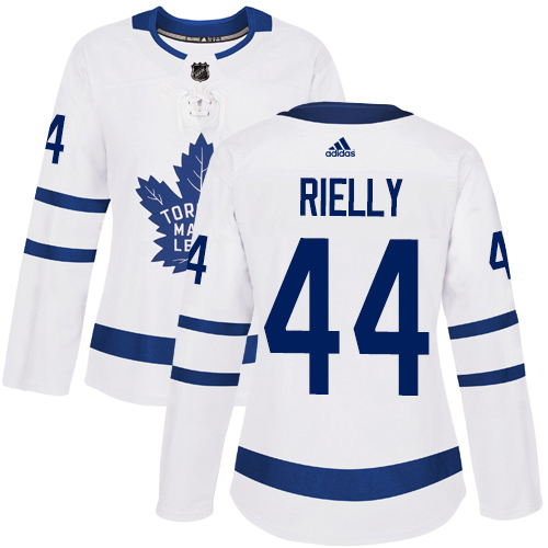 Maple Toronto Maple Leafs #44 Morgan Rielly White Road Authentic Women's Stitched Jersey Womens cheap jerseys for sale - CheapJerseys.Shop