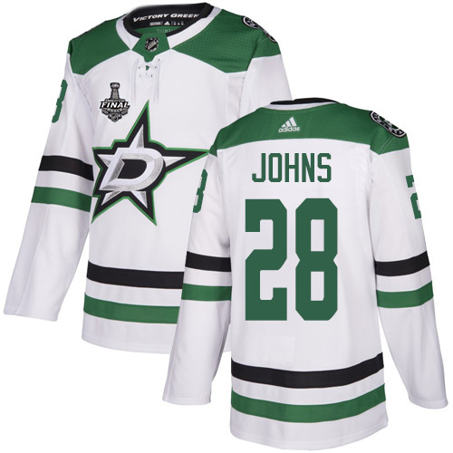 Dallas Stars #28 Stephen Johns White Road Authentic Youth 2020 Stanley Cup Final Stitched Jersey Youth cheap jerseys for sale - CheapJerseys.Shop