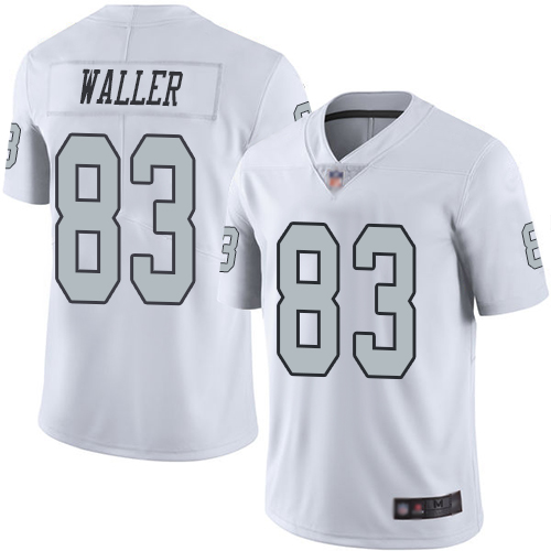 Raiders #83 Darren Waller White Youth Stitched Limited Rush Jersey cheap jerseys for sale - CheapJerseys.Shop