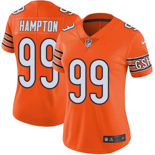 Chicago Bears #99 Dan Hampton Orange Women's Stitched Limited Rush Jersey Womens cheap jerseys for sale - CheapJerseys.Shop