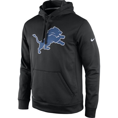 Men's Detroit Lions Black Practice Performance Pullover Hoodie cheap jerseys for sale - CheapJerseys.Shop