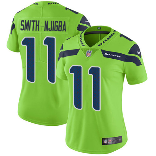 Seahawks #11 Jaxon Smith-Njigba Green Women's Stitched Limited Rush Jersey cheap jerseys for sale - CheapJerseys.Shop