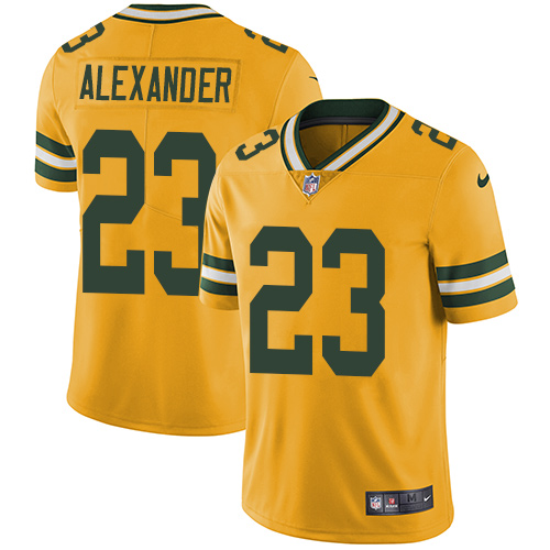 Packers #23 Jaire Alexander Yellow Men's Stitched Limited Rush Jersey cheap jerseys for sale - CheapJerseys.Shop