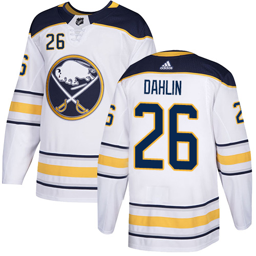 Buffalo Sabres #26 Rasmus Dahlin White Road Authentic Youth Stitched Jersey Youth cheap jerseys for sale - CheapJerseys.Shop