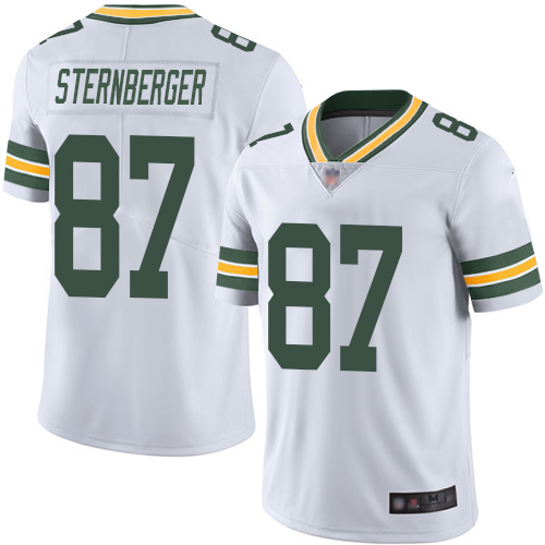 Green Bay Packers #87 Jace Sternberger White Men's Stitched Vapor Untouchable Limited Jersey Men's cheap jerseys for sale - CheapJerseys.Shop