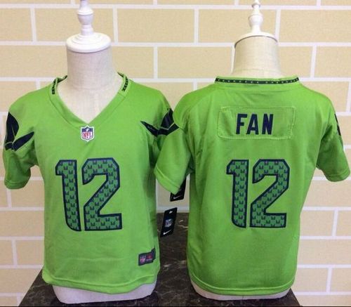 Toddler Seahawks #12 Fan Green Alternate Stitched Elite Jersey cheap jerseys for sale - CheapJerseys.Shop