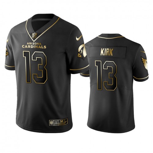 Arizona Cardinals #13 Christian Kirk Men's Stitched Vapor Untouchable Limited Black Golden Jersey Men's cheap jerseys for sale - CheapJerseys.Shop