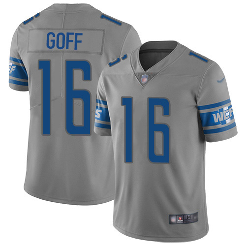 Detroit Lions #16 Jared Goff Gray Youth Stitched Limited Inverted Legend Jersey cheap jerseys for sale - CheapJerseys.Shop