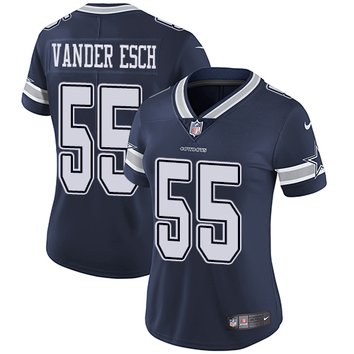 Cowboys #55 Leighton Vander Esch Navy Blue Team Color Women's Stitched Vapor Untouchable Limited Jersey cheap jerseys for sale - CheapJerseys.Shop