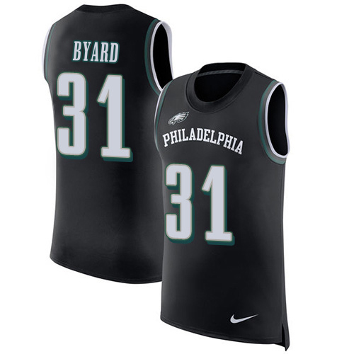 Eagles #31 Kevin Byard Black Alternate Men's Stitched Limited Rush Tank Top Jersey cheap jerseys for sale - CheapJerseys.Shop