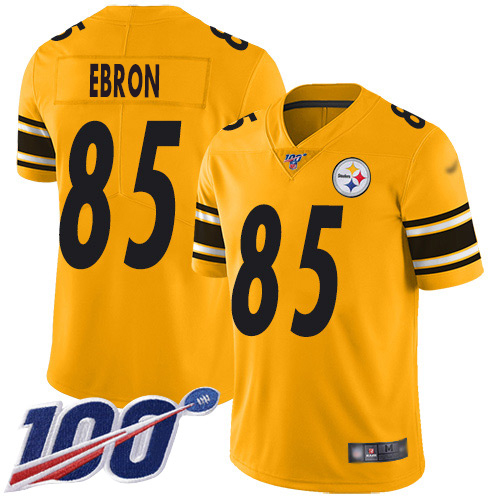 Pittsburgh Steelers #85 Eric Ebron Gold Youth Stitched Limited Inverted Legend 100th Season Jersey Youth cheap jerseys for sale - CheapJerseys.Shop