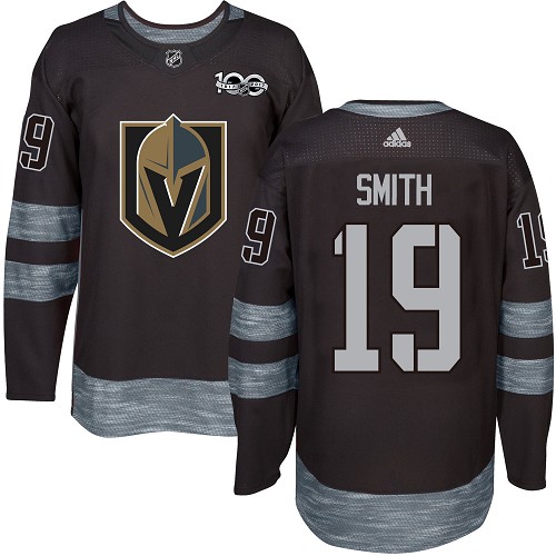 Golden Vegas Golden Knights #19 Reilly Smith Black 1917-2017 100th Anniversary Stitched Jersey Men's cheap jerseys for sale - CheapJerseys.Shop