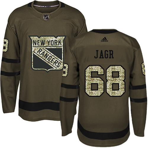 New York Rangers #68 Jaromir Jagr Green Salute to Service Stitched Jersey Men's cheap jerseys for sale - CheapJerseys.Shop