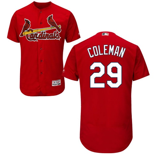 St.Louis Cardinals #29 Vince Coleman Red Flexbase Authentic Collection Stitched Jersey Men's cheap jerseys for sale - CheapJerseys.Shop