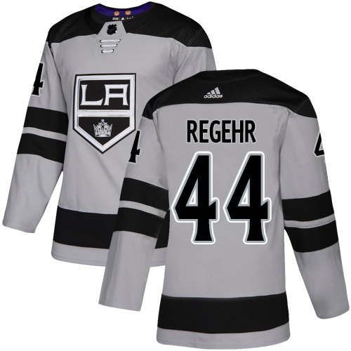 Los Angeles Kings #44 Robyn Regehr Gray Alternate Authentic Stitched Jersey Men's cheap jerseys for sale - CheapJerseys.Shop