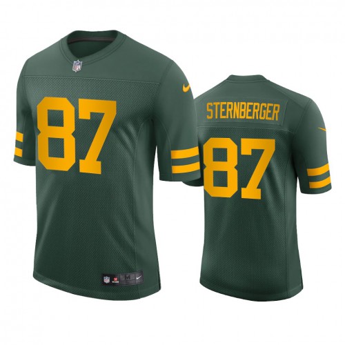 Green Bay Green Bay Packers #87 Jace Sternberger Men's Alternate Vapor Limited Player Jersey - Green Men's cheap jerseys for sale - CheapJerseys.Shop