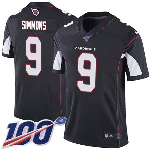Cardinals #9 Isaiah Simmons Black Alternate Men's Stitched 100th Season Vapor Untouchable Limited Jersey cheap jerseys for sale - CheapJerseys.Shop