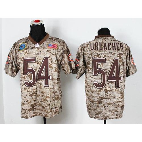 Chicago Bears #54 Brian Urlacher Camo Men's Stitched New Elite USMC Jersey Men's cheap jerseys for sale - CheapJerseys.Shop